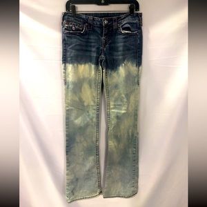 EUC True Religion straight leg, possibly boot cut. Perfect stretch Tie-dye